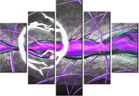 105CM 150CM OBRAZ 5 ELEM POSTACIE TAŃCU DRUK