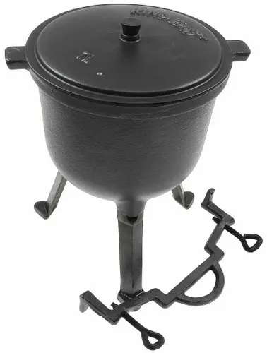 KOCIOŁEK 7 L GARNEK MYŚLIWSKI ŻELIWNY EMALIOWANY na Arena.pl