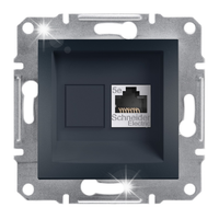 GNIAZDO KOMPUTEROWE RJ45 SCHNEIDER ASFORA ANTRACYT