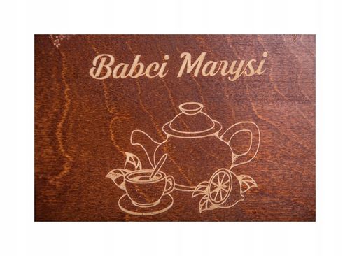 HERBACIARKA prezent DZIEŃ BABCI DZIADKA grawer!! na Arena.pl