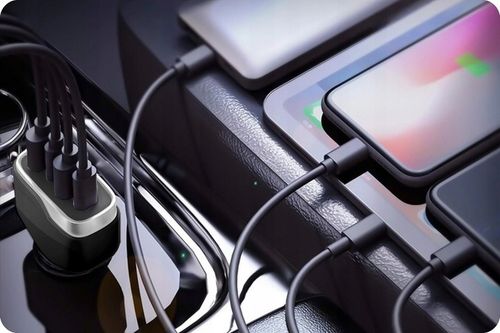 UNIWERSLANY UCHWYT SZYBA DESKA KRATKA MOCNA ŁADOWARKA 4xUSB 40W 2XPD 2XQC na Arena.pl