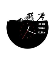 Zegar ścienny z płyty winylowej Triathlon IM 73.8