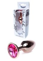 plug-jewellery red gold plug- pink