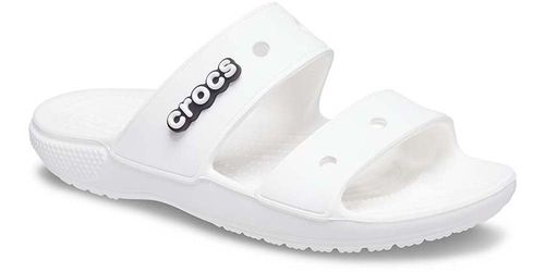 Crocs Klapki męskie - Classic Sandal - rozmiar 46,5 - Białe, tworzywo EVA na Arena.pl