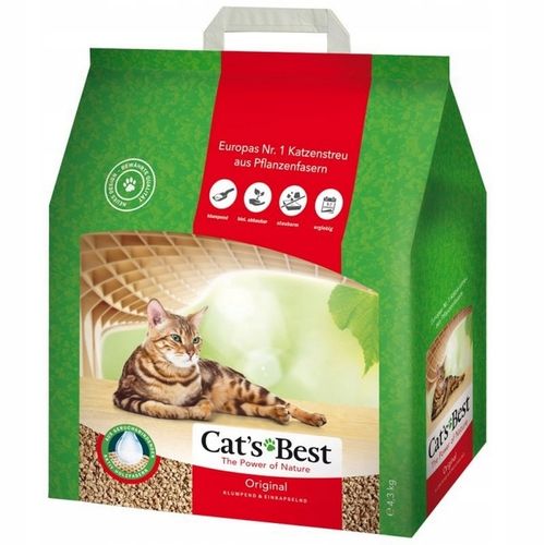 Żwirek drewniany Cat's Best Original 10L (2x5L) na Arena.pl