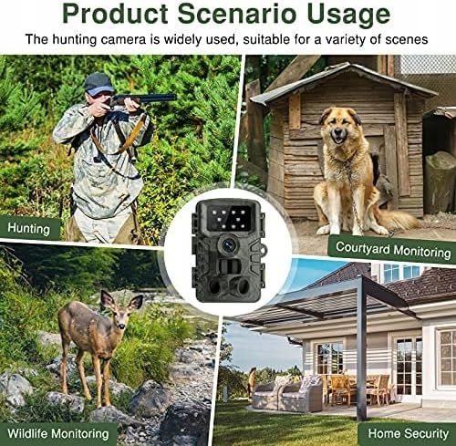 kamera myśliwska 1080P 20MP z czujnikiem ruchu podczerwieni Night Vision zdjęcie 6