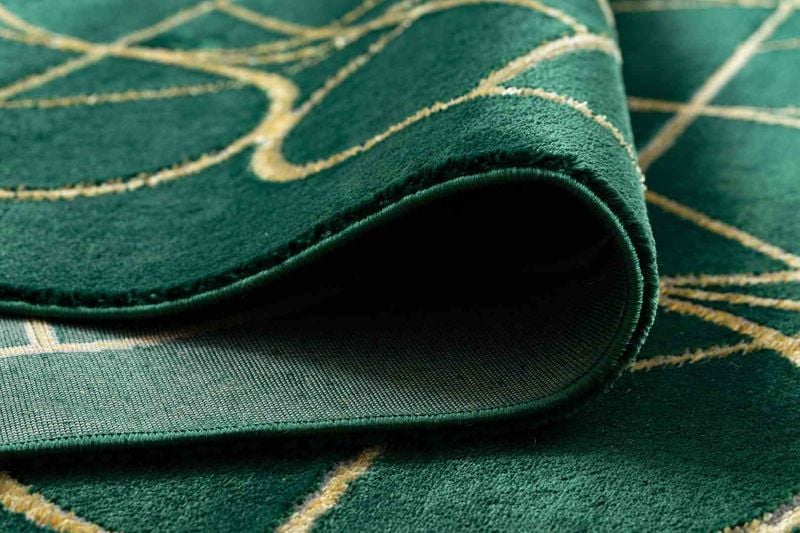RUG/LU/ESTEMA/CIRCLES/BOTTLEGREEN+GOLD/160x220 zdjęcie 7