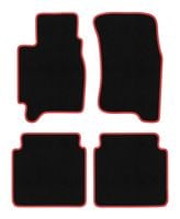 Dywaniki welurowe CARLUX-RED Subaru Outback II 1999-2004 czarne