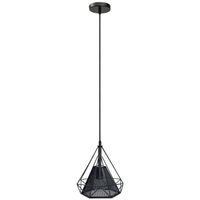 Industrialna LAMPA wisząca Piramida 8801/1 ZWIS - 07 Elem druciana OPRAWA metalowy ZWIS piramida czarna