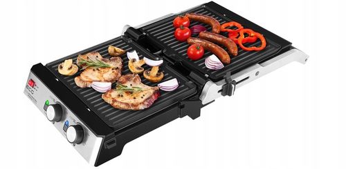 GRILL ELEKTRYCZNY ECG KG 2033 OPIEKACZ PANINI GOFRY BBQ 3w1 2000W na Arena.pl