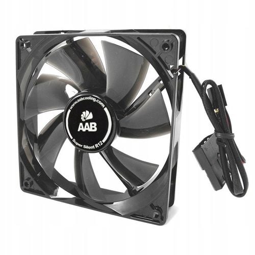 AAB SUPER SILENT R 12 CM CICHY FAN WENTYLATOR WIATRAK OBUDOWA PC 120mm 9dB na Arena.pl
