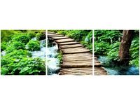 90X30CM MOSTEK STRUMYKIEM TRÓJ OBRAZ