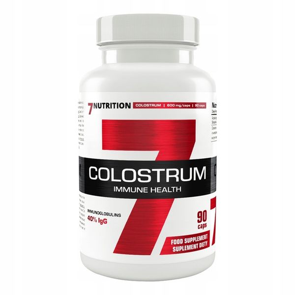 7Nutrition Colostrum 600mg odporność 90 kapsułek zdjęcie 1