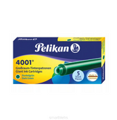 NABOJE ATRAMENTOWE WIELKOKOMOROWE PELIKAN 5 SZT ZIELONE