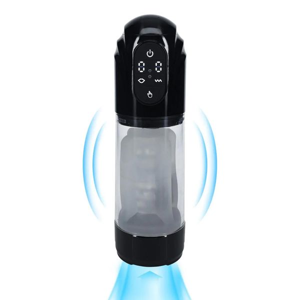 Technothrust - Automatic Waterproof Masturbator Pump - Black zdjęcie 1