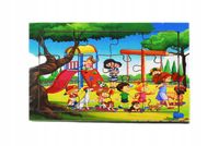 Drewniana EKO kolorowa układanka dla dzieci Zabawka PUZZLE 12 el.