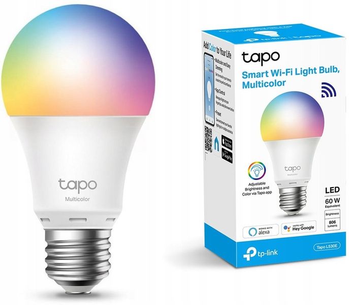 Inteligentna żarówka LED TP-LINK Tapo L530E 8.7W zdjęcie 1