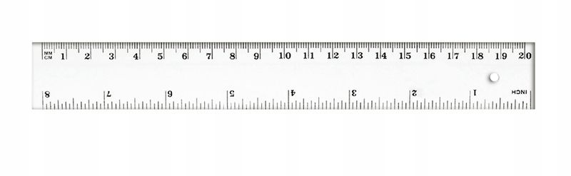 linijka 20cm bl002-b a'20 8607 zdjęcie 2