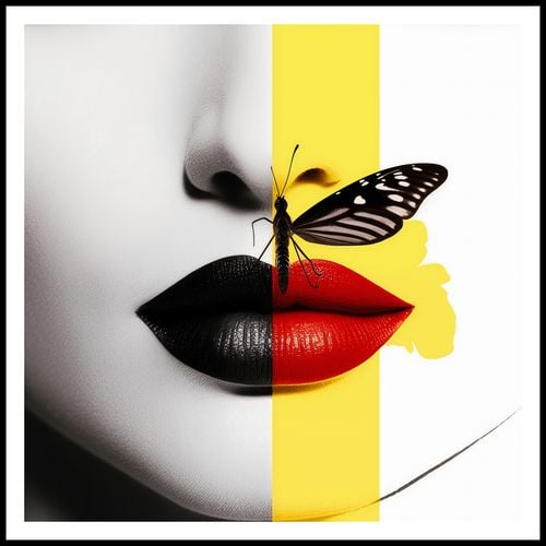 Plakat 80x80cm Motyla Piękność na Arena.pl