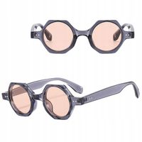 OKULARY PRZECIWSŁONECZNE filtr UV400 Szare damskie męskie + ETUI + ŚCIERKA