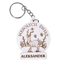 BRELOK Z IMIENIEM PREZENT NA MIKOŁAJA ŚWIĘTA POD CHOINKĘ SZKOŁA PRZEDSZKOLE