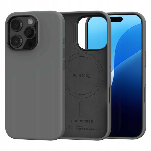 Spacecase Pure Mag Iphone 16 Pro Gray zdjęcie 2