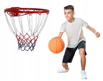 Gruba Obręcz do koszykówki Dzieci Kosz NBA 44,5 cm