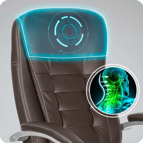 Fotel biurowy obrotowy Sofotel ciemny brąz na Arena.pl