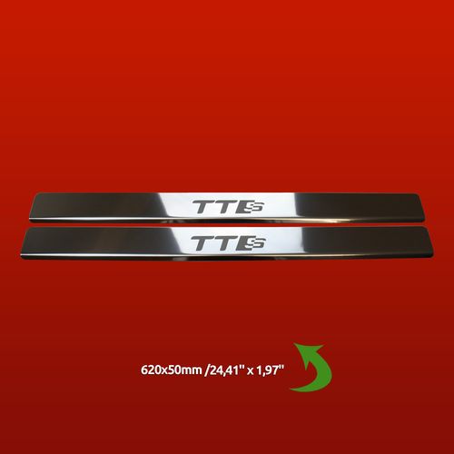 Listwa progowa AUDI TT MK2 8J TTS Stal nierdzewna 304 połysk 2szt na Arena.pl