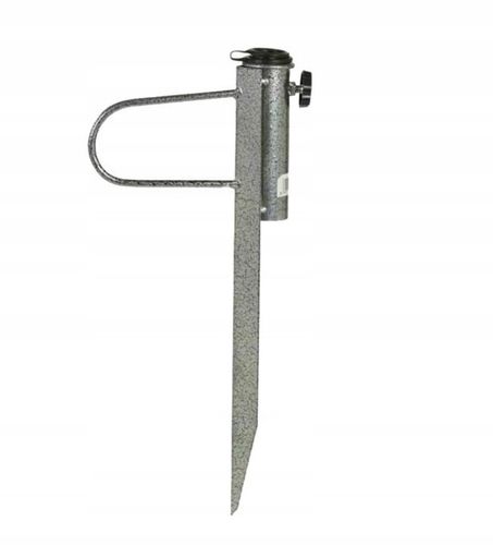 Stojak do parasola ogrodowego wbijany metalowy z adapterem na Arena.pl