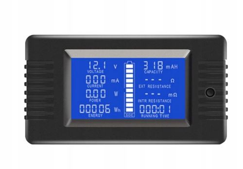 MIERNIK PARAMETRÓW ELEKTRYCZNYCH 10A DC WATOMIERZ na Arena.pl