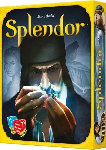 GRA PLANSZOWA EDUKACYJNA RODZINNA Splendor GRA dla dzieci 10+ 2-4 OSÓB zdjęcie 2
