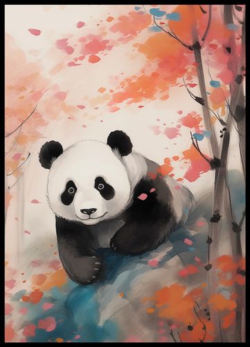 Plakat 50x70cm Panda wśród Klonów na Arena.pl