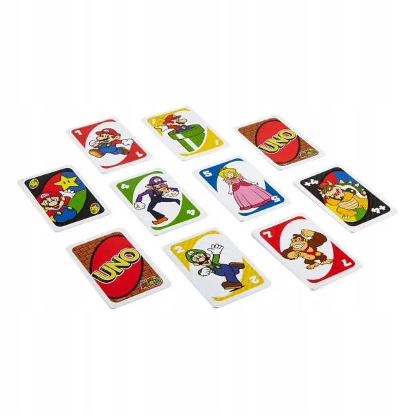 Gra planszowa Uno Super Mario Mattel zdjęcie 8