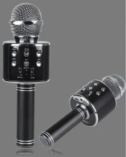 Mikrofon Bezprzewodowy Karaoke Ws-858 Różowy na Arena.pl