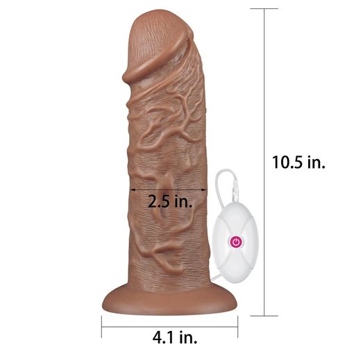 10.5'' realistic chubby vibrating dildo na Arena.pl