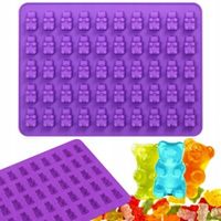 FORMA FOREMKA SILIKONOWA MIŚ CZEKOLADKI PRALINKI ŻELKI MIŚKI MISIE LODU