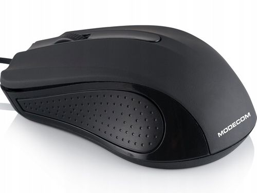MYSZKA PRZEWODOWA USB NA DŁUGIM KABLU CICHA SENSOR OPTYCZNY MODECOM M9 USB na Arena.pl