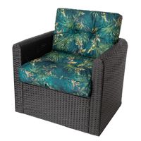 Poduszka ogrodowa KAJA na fotel, meble technorattan taras balkon 59x59