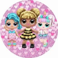 Opłatek na tort LOL Lalki Suprise Postacie