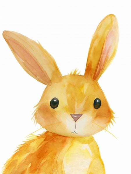 Plakat 75x100cm Słodki Zajączek zdjęcie 1