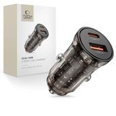 tech-protect cc01 2-port car charger pd30w/qc3.0 black