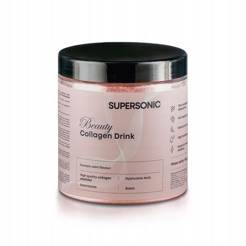 SUPERSONIC Collagen kolagen Beauty Drink porzeczka-mięta na Arena.pl