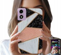 ETUI DO MOTOROLA MOTO E14 - ELEGANCKIE MODNE WZORY CASE + SZKŁO