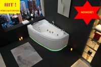 Wanna z hydromasażem EBX-101 R PRAWA prostokątna 170cmx101cmx63cm DYSZE OBR