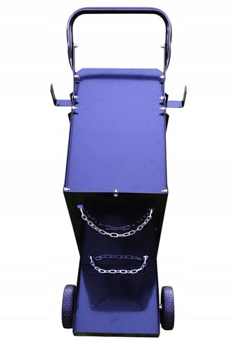 WÓZEK SPAWALNICZY DO SPAWANIA Z PÓŁKĄ NA BUTLĘ 3 PÓŁKI MOBILNY UDŹWIG 60 KG na Arena.pl