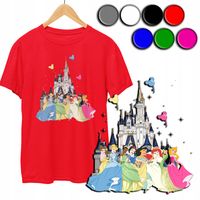 KOSZULKA DZIECIĘCA T-SHIRT Z NADRUKIEM - KSIĘŻCZNIKI DISNEYA - S 122-128