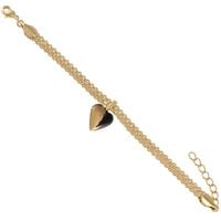 Bransoletka Bismark z sercem(B22/ZIM/17AU)