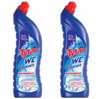 2X TYTAN PŁYN DO MYCIA TOALETY WC BAKTERIOBÓJCZY NIEBIESKI 2x1200ml