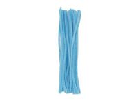 druty druciki pluszowe kreatywne błękitne 40 szt. DPK-25